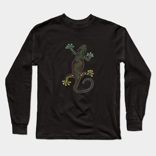 Awesome Australian Aboriginal Art Long Sleeve T-Shirt by ArchmalDesign